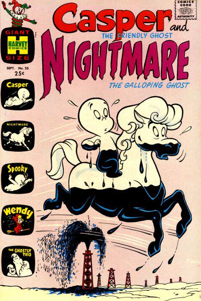Casper & Nightmare #25 (1969) Comic Books Casper & Nightmare