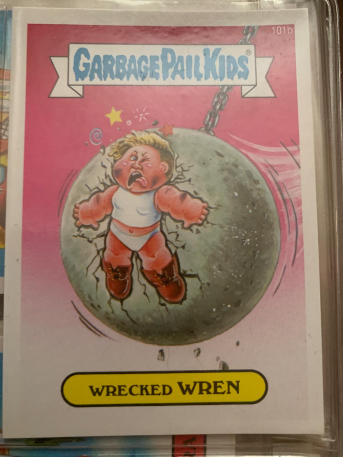 Wrecked WREN #101b 2014 Garbage Pail Kids