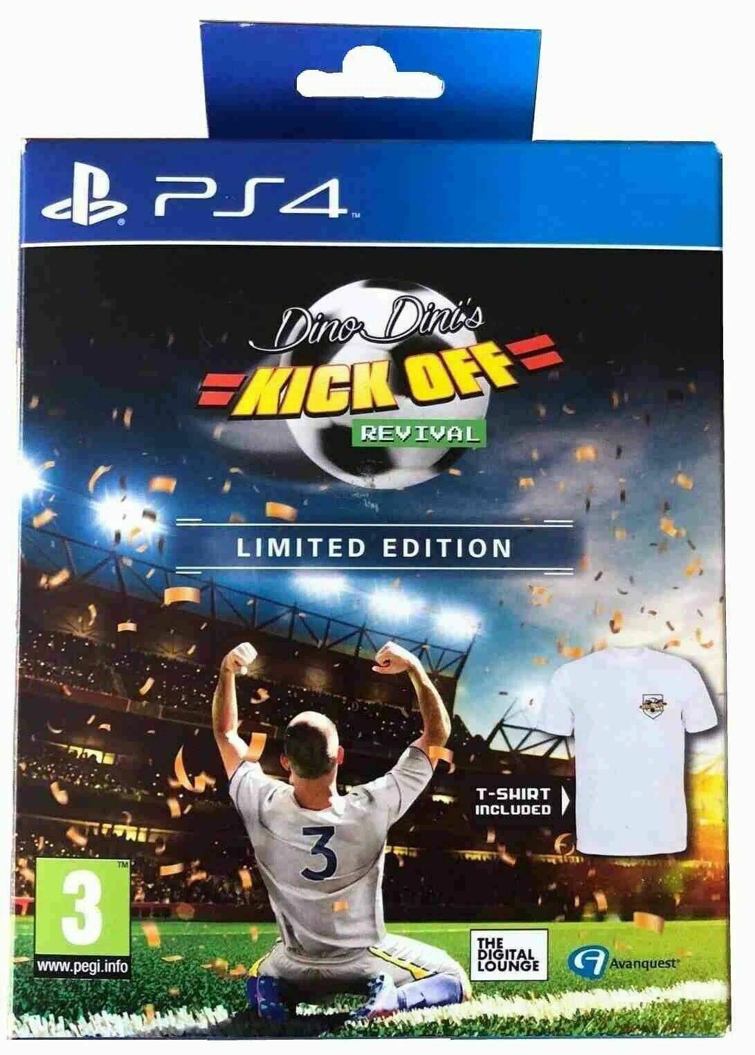 Dino Dini's Kick Off Revival Limited Edition PAL Playstation 4
