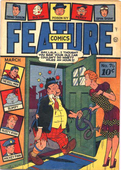 Feature Comics #76 (1944) Comic Books Feature Comics