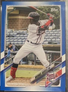 Michael Harris [Blue} #PD-113 Baseball Cards 2021 Topps Pro Debut