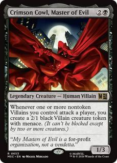 Crimson Cowl, Master of Evil