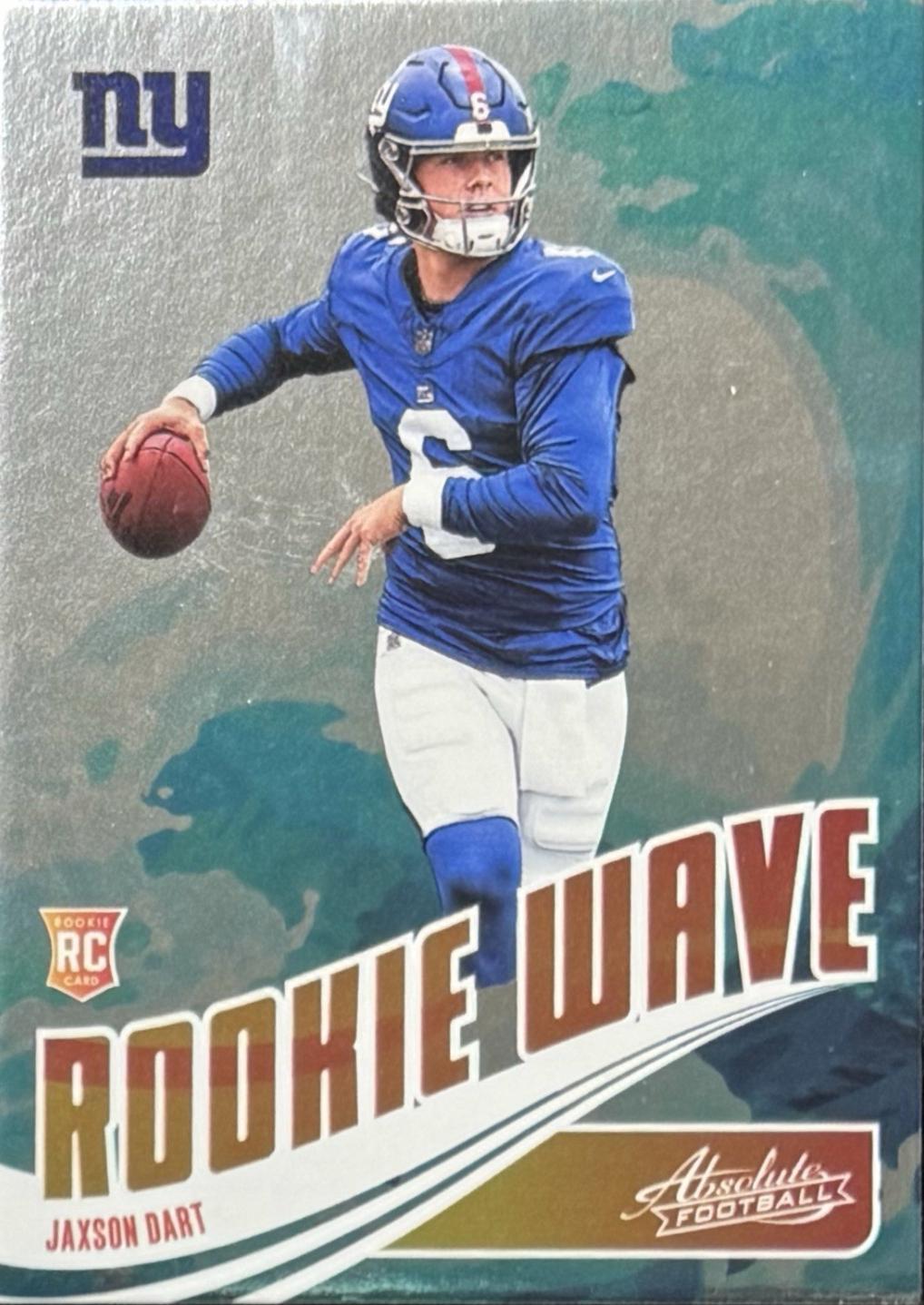 2025 Panini Absolute Rookie Wave Jaxson Dart #RW-JDT card