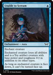Unable to Scream [Foil] #78
