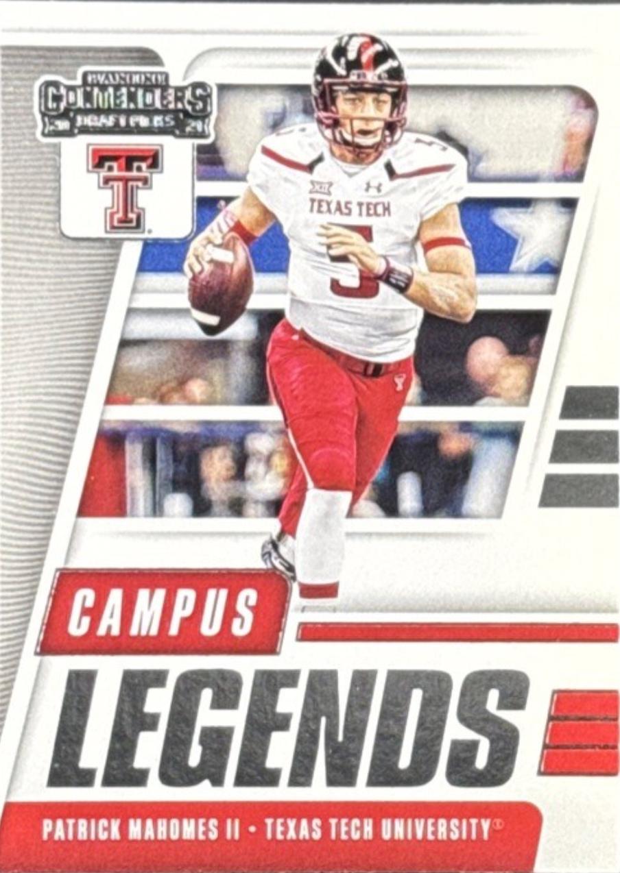 Patrick Mahomes II #2 Football Cards 2021 Panini Contenders Draft Picks Campus Legends