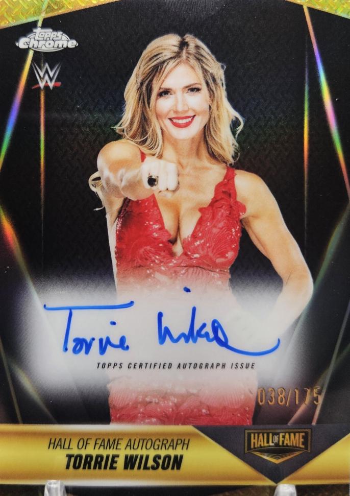 Torrie Wilson #HOF-TW Wrestling Cards 2025 Topps Chrome WWE Hall of Fame Autograph