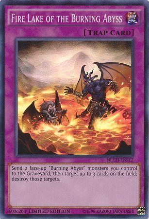 Fire Lake of the Burning Abyss NECH-ENS12 YuGiOh The New Challengers Super Edition