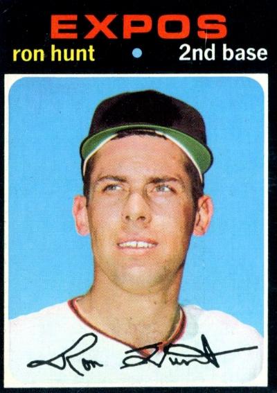 Ron Hunt #578 1971 Topps Baseball