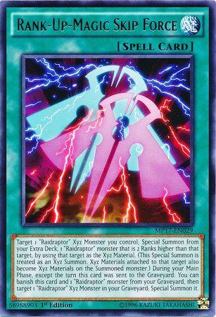 Rank-Up-Magic Skip Force MP17-EN029 YuGiOh 2017 Mega-Tin Mega Pack