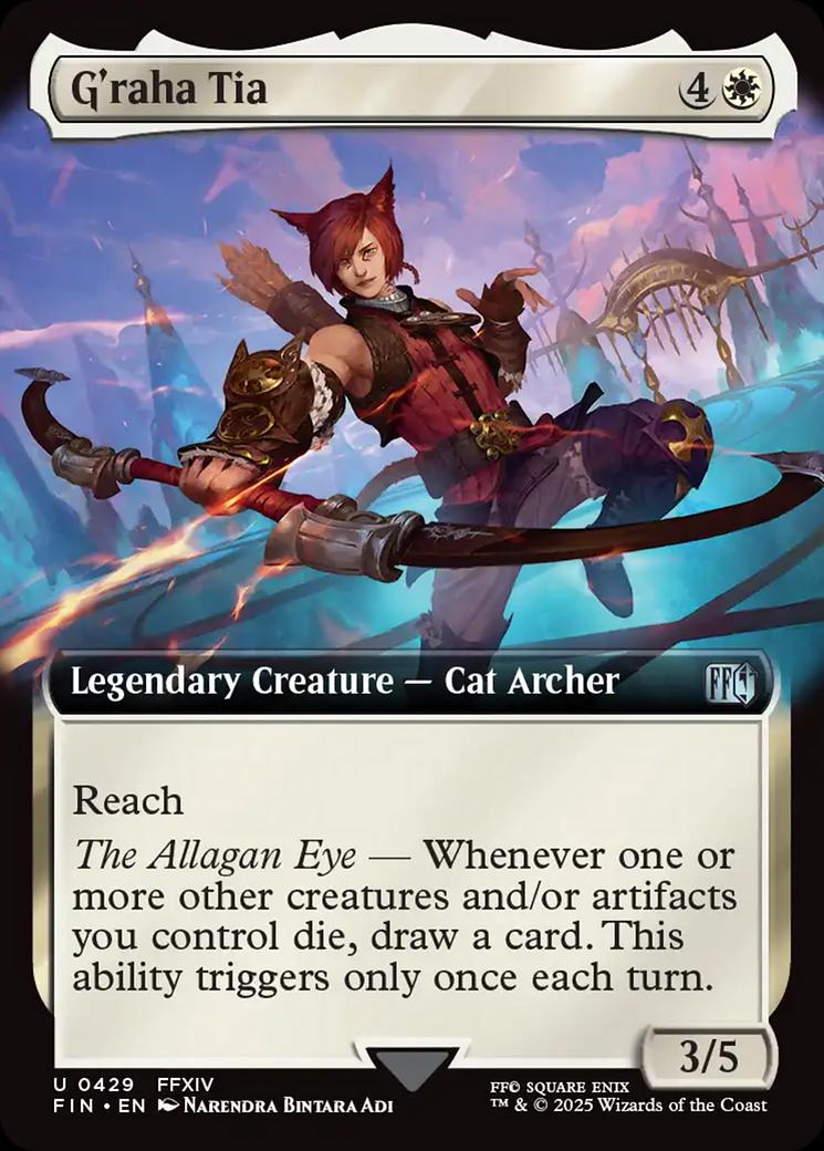 G'raha Tia [Extended Art Foil] #429 Prices | Magic Final Fantasy