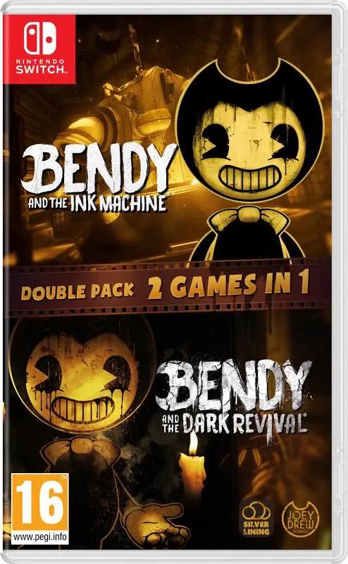 Carátula de Bendy Double Pack: Bendy And The Ink Machine + Bendy And The Dark Revival para Switch (edición PAL España)