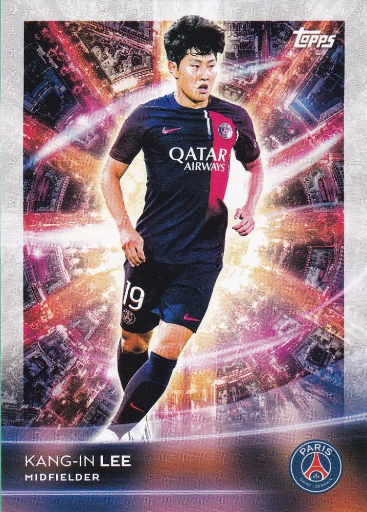 Kang-in Lee #30 2023 Topps Paris Saint Germain Team Set Soccer