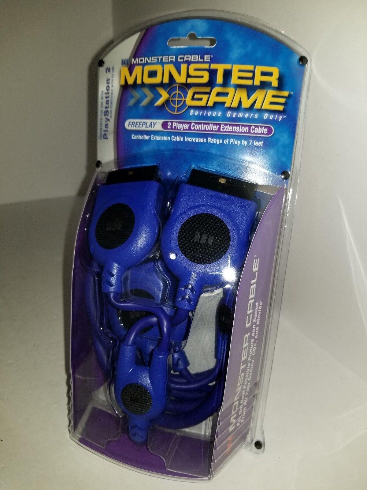 Monster 2 Player Controller Extension Cable Playstation 2