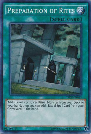 Preparation of Rites THSF-EN053 YuGiOh The Secret Forces
