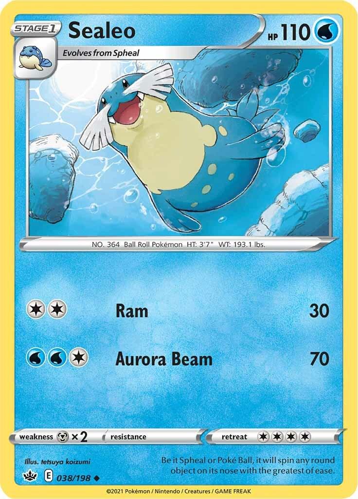 Sealeo #38 Pokemon Chilling Reign