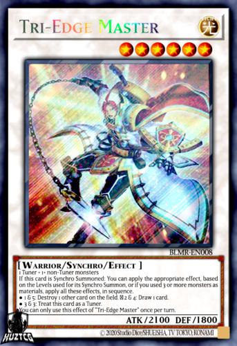 Tri-Edge Master BLMR-EN008 YuGiOh Battles of Legend: Monstrous Revenge