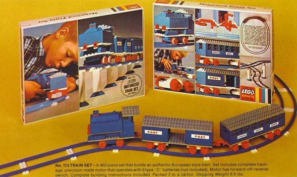 Motorized Train Set #113 LEGO Train