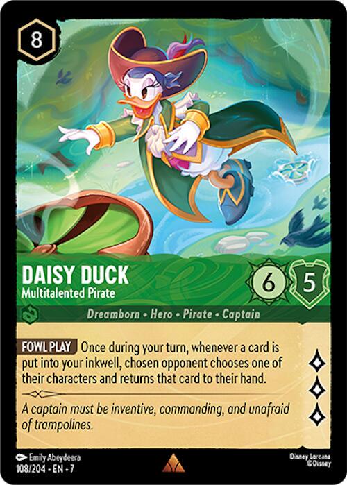 Daisy Duck - Multitalented Pirate #108 Prices | Lorcana Archazia's