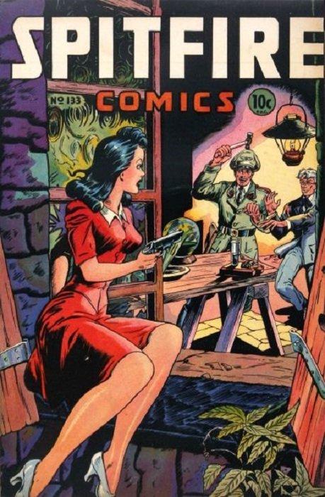 Spitfire Comics #133 (1945) Comic Books Spitfire Comics