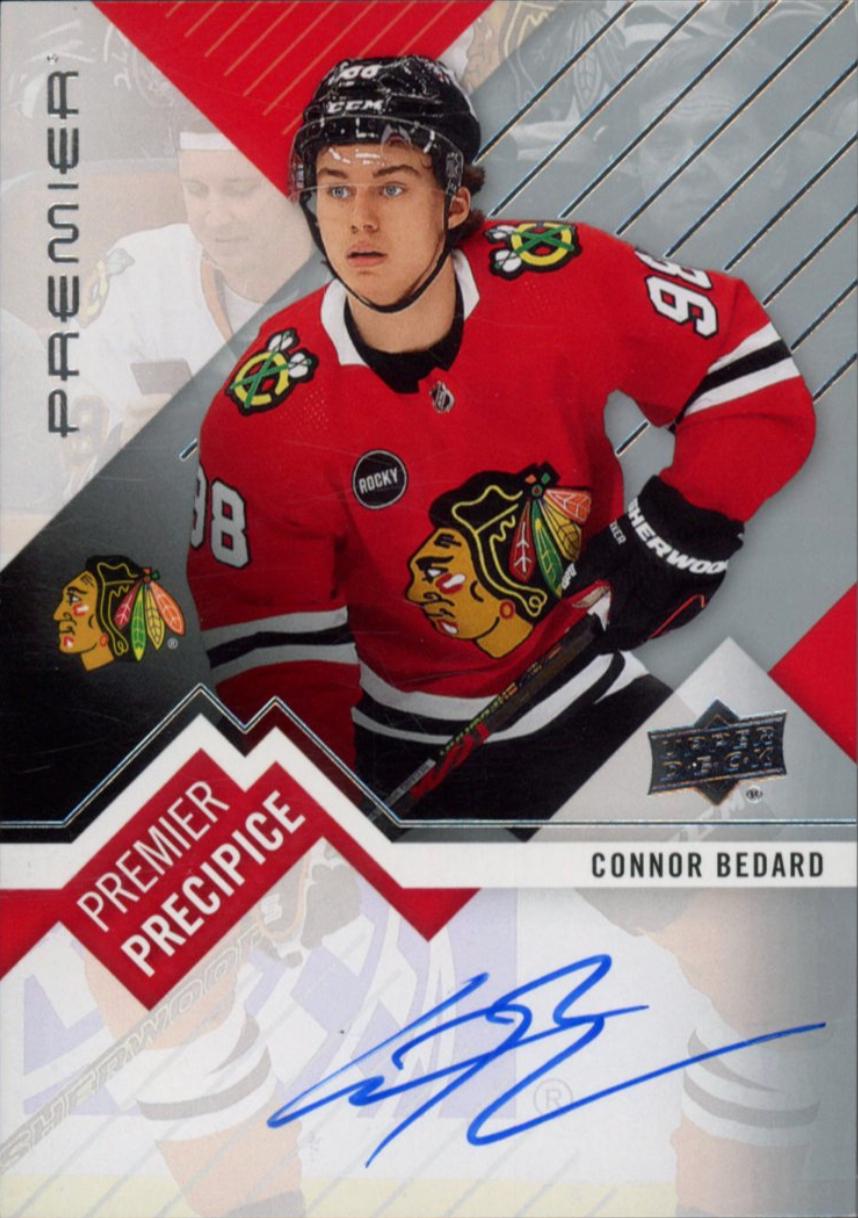 Connor Bedard #PPR-CB 2023 Upper Deck Premier Precipice Auto Rookie Hockey
