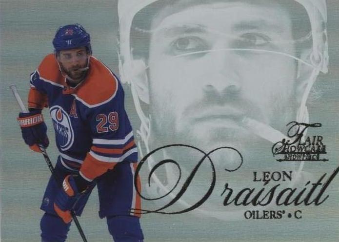 Leon Draisaitl #21 2023 Fleer Ultra Flair Showcase Showpiece Hockey