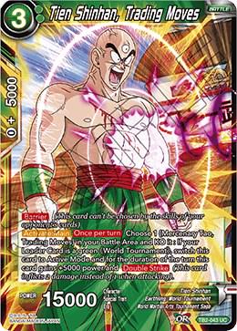 Tien Shinhan, Trading Moves TB2-043 Dragon Ball Super World Martial Arts Tournament