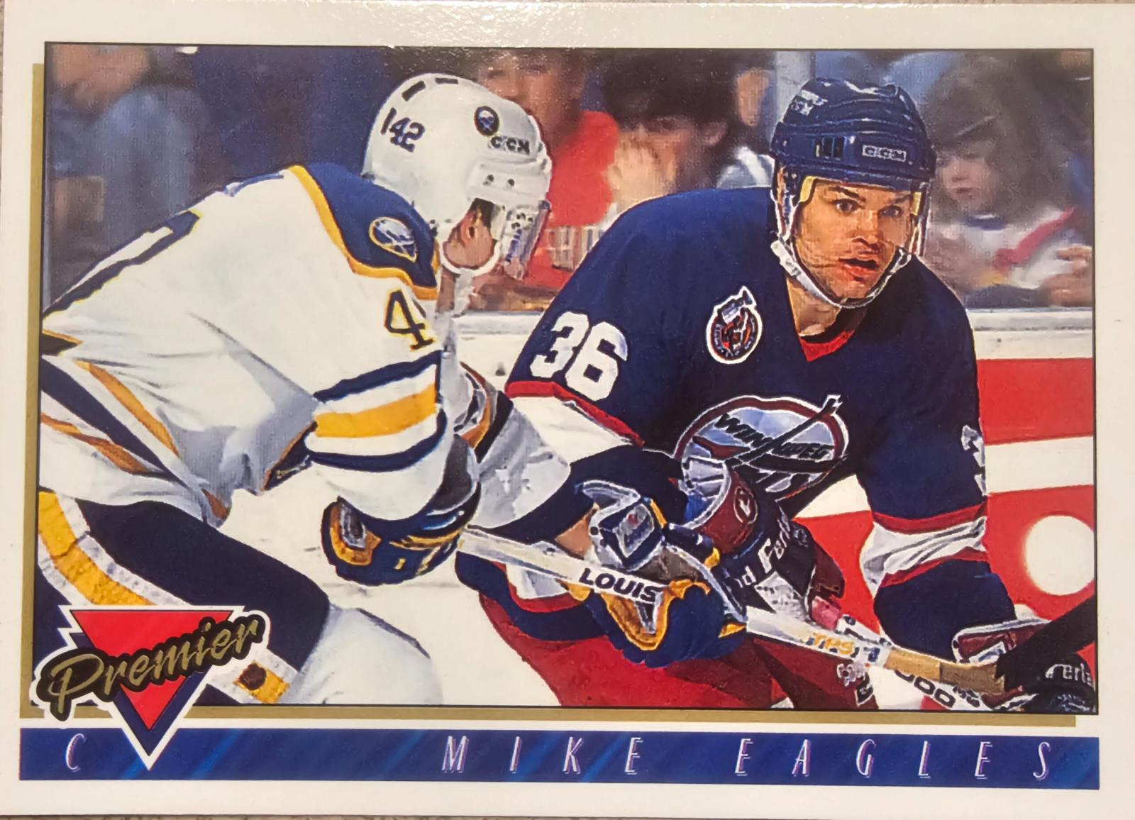 Mike Eagles #116 Hockey Cards 1993 Topps Premier
