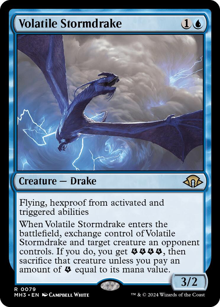 Volatile Stormdrake #79 Magic Modern Horizons 3