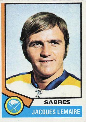Jacques Lemaire #24 Hockey Cards 1974 Topps