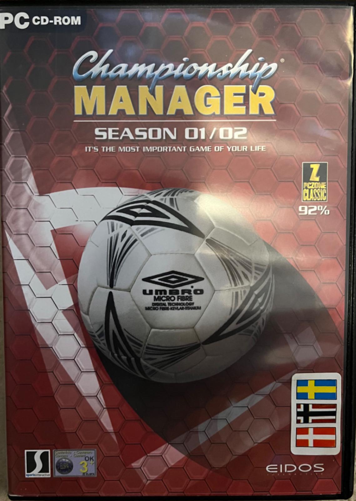 Championship Manager Season 01/02 PC Games