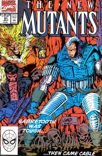 New Mutants #91 (1990) Cover Art
