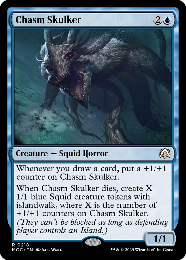 Chasm Skulker #218 Magic March of the Machine Commander