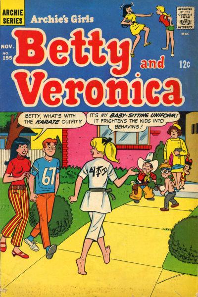 Archie's Girls Betty and Veronica #155 (1968) Comic Books Archie's Girls Betty and Veronica