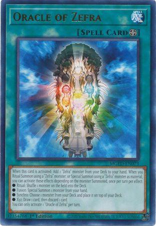 Oracle of Zefra MGED-EN073 YuGiOh Maximum Gold: El Dorado