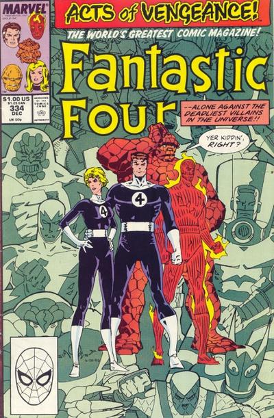 Fantastic Four #334 (1989) Comic Books Fantastic Four