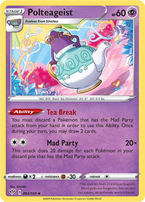 Polteageist #83 Pokemon Darkness Ablaze