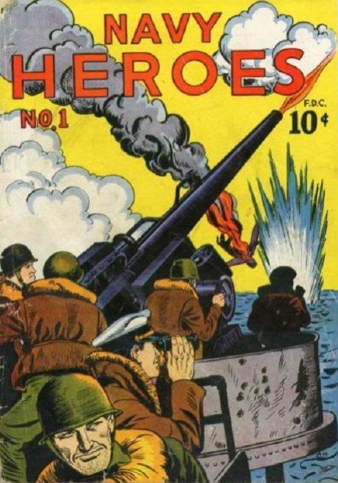 Navy Heroes #1 (1945) Comic Books Navy Heroes