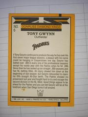 Cardback | Tony Gwynn Baseball Cards 1989 Donruss