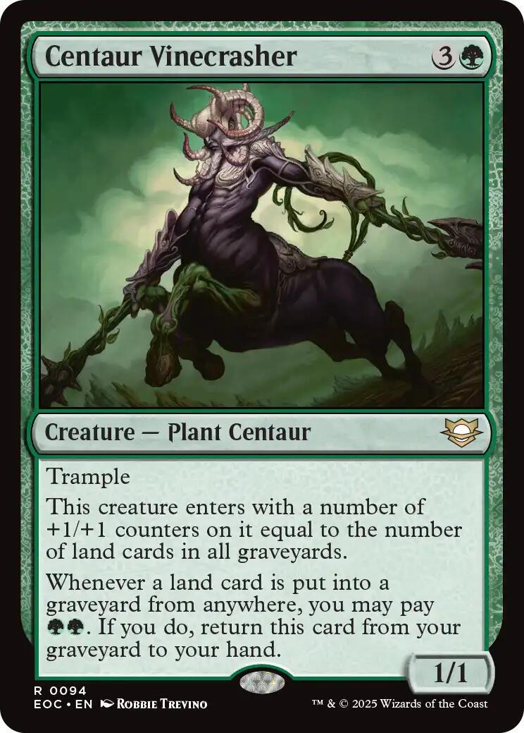 Centaur Vinecrasher (Magic Edge of Eternities Commander)