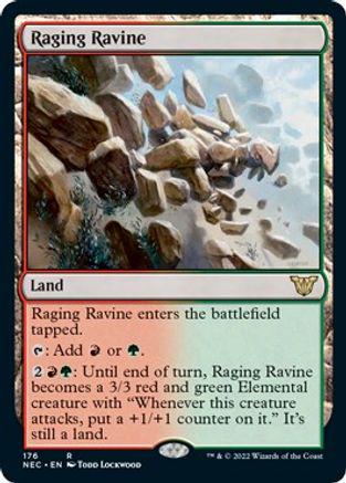 Raging Ravine Magic Kamigawa: Neon Dynasty Commander