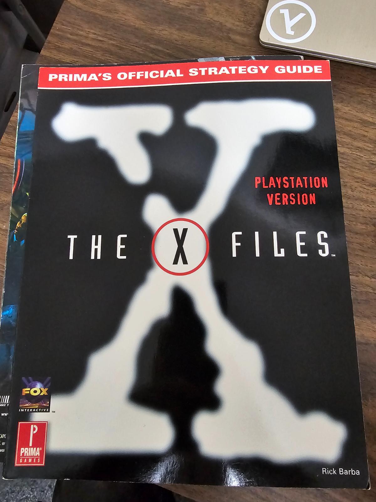 The X Files Strategy Guide Playstation Version Playstation