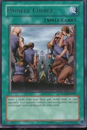 Painful Choice RP01-EN059 YuGiOh Retro Pack
