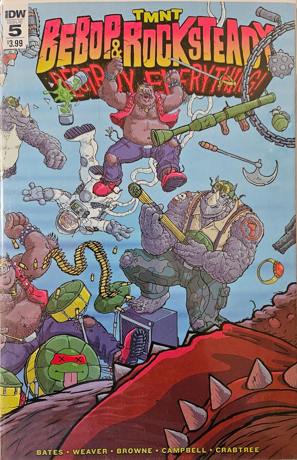 Teenage Mutant Ninja Turtles: Bebop & Rocksteady Destroy Everything #5 (2016) Comic Books Teenage Mutant Ninja Turtles: Bebop & Rocksteady Destroy Everything