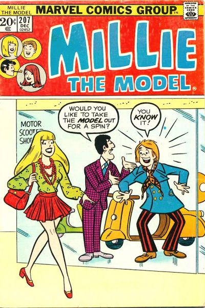 Millie the Model #207 (1973) Comic Books Millie the Model