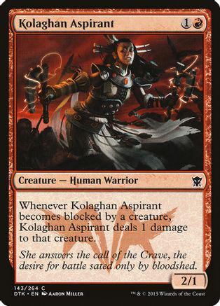 Kolaghan Aspirant #143 Magic Dragons of Tarkir