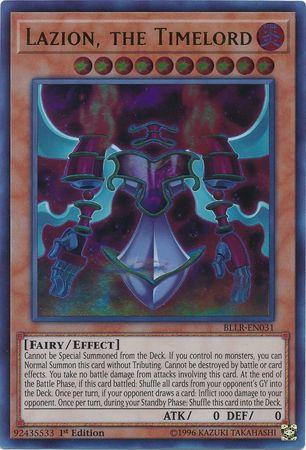 Lazion, the Timelord BLLR-EN031 YuGiOh Battles of Legend: Light's Revenge