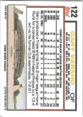 Back Of Card | Gary Varsho Baseball Cards 1992 Topps