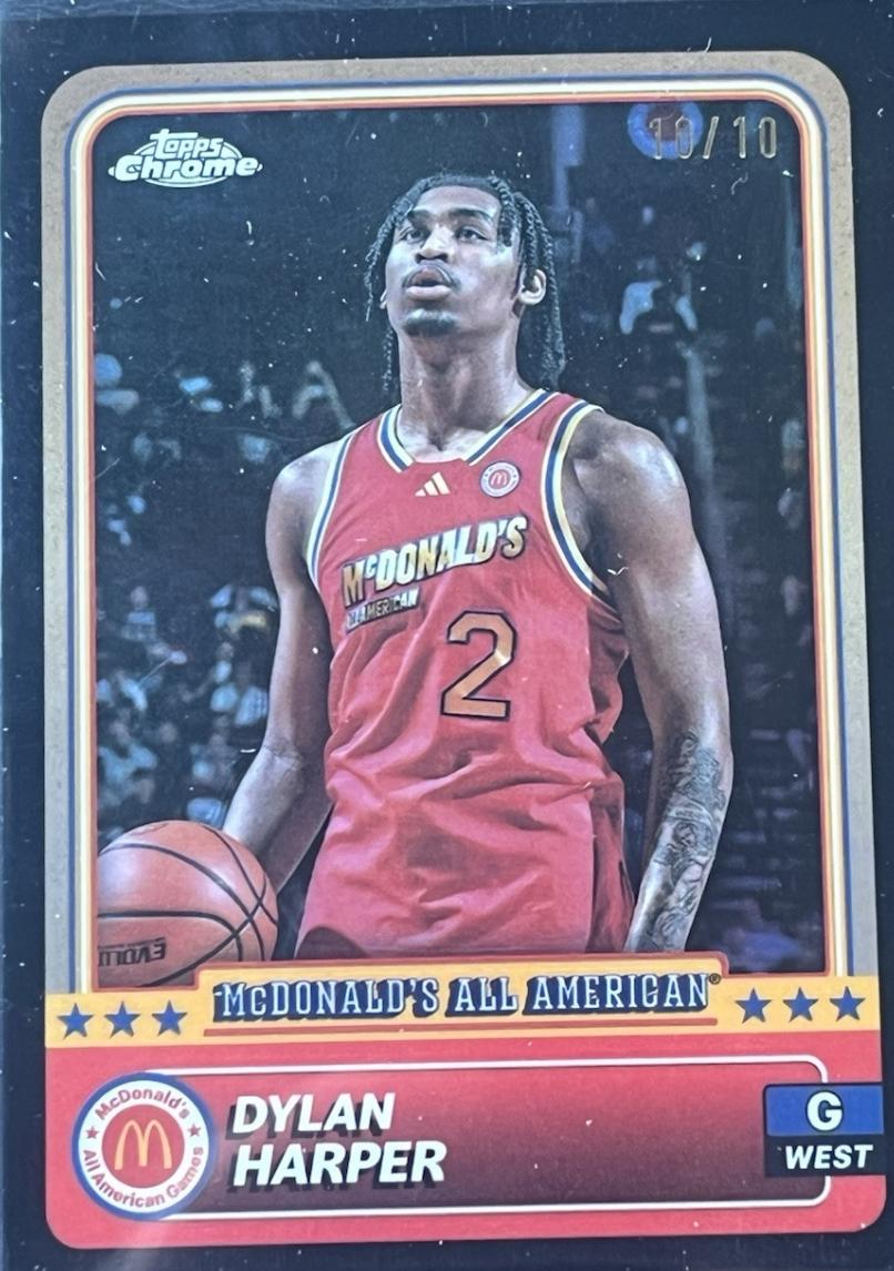 Dylan Harper [Black Refractor] #38 Prices | 2024 Topps Chrome 