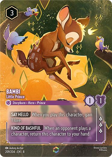 Bambi - Little Prince #209 Lorcana Reign of Jafar
