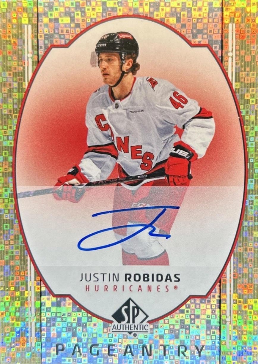 Justin Robidas #P-90 2025 Sp Authentic Pageantry Autograph Hockey